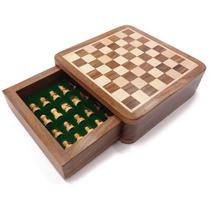 Imported Solid Wood Mini Portable Chess Stonton Rear Wing Abandoned Soldier small number