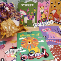 Baby play Mi Deer Children Tape Paper Book Animal Mosaic Shape Sticking Car Toy ins