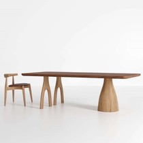 Nordic solid wood meeting Long table Creative Design Bench Computer Desk Brief Modern SILENT WIND TABLE
