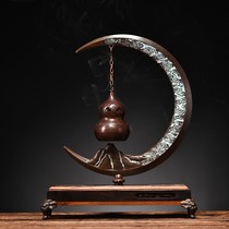 Pure copper aromatherapy stove large step cloud moon landing Bluetooth music hanging stove sandalwood agarwood stove home indoor Chinese ornaments