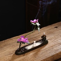 Sandalwood incense burner creative ornaments home interior incense insert seat agarwood incense incense burner Zen reverse flow sandalwood incense