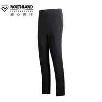 Nuoshilan autumn and winter outdoor womens elastic wear-resistant lightweight casual warm thick fleece trousers GF042628