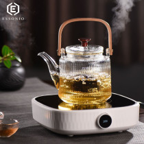 ESCONIO Teapot glass kettle high temperature resistant household teapot single pot tea set electric pottery stove tea maker
