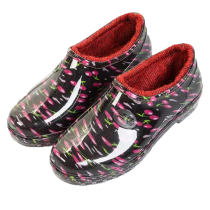 South Korea Light Mouth Rain Shoes Women Fashion Adults Low Help Short Barrel Anti Slip Waterproof Shoes Kitchen Working Rubber Shoes Lovers Summer