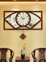 Chinese style hanging clock Living room Clock retro muted hanging table Ideas China Wind clock personality Home Art Fashion