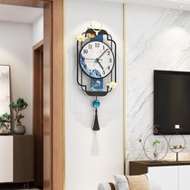 China Wind Watch Personality Creative Hanging Bell Internet Red Home Fashion Living Room Modern Minima atmosphere New Chinese clock
