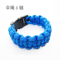 Outdoor Umbrella Rope Bracelet Type for men and women Sport Fitness 100 lap DIY handwoven 7-core paratroopers Rope Links