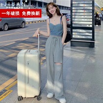 Super large capacity suitcase female 50 net red rod box silent universal wheel 32 password suitcase male suitcase 40 inches