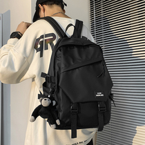 School Bag Men 2022 New Fashion Trends Big Capacity Travel Backpack Women High School College Students Casual Double Shoulder Bag
