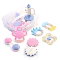 South Korea imported baby hands shaking bell 0-3 months 6-12 months Baby Newborn Toy Gift Box Puzzle 0-1-year-old