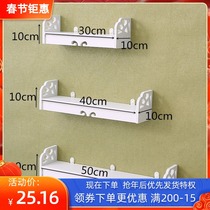 Display shelf storage nail art shop nail polish cosmetics lipstick perfume wall hanging wall shelf free of punching