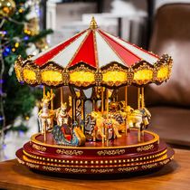 Mr Christmas carousel music box playground music box girlfriend light luxury birthday Christmas gift