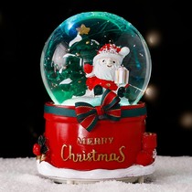 Christmas tree Old Man snowman eight music box birthday gift crystal ball peace night light decoration gift creativity