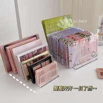 Black Gum Record Containing the acrylic eye shadow disc accommodating frame transparent table containing box make-up table shelf
