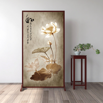 Chinese screen Entrance entrance Bedroom Home partition wall Living room occlusion brake Double-sided decoration Office bathroom