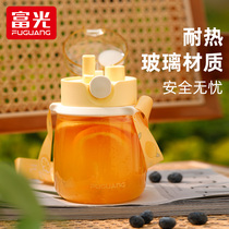 High capacity female summer high-value student scale straw cup big belly cup in new wind