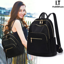 Hong Kong I Tgreg backpack Oxford nylon Joker Travel ins Super fire anti-theft youth backpack zipper bag