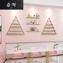 Product shelves Wall wall shelves Display racks Wall-mounted nail polish nail shop shelves for nail polish glue