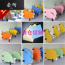 Kindergarten bathroom partition partition anti-fold special cartoon childrens toilet waterproof baffle animal partition