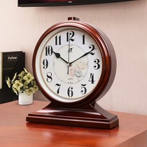 Pendulum clock quartz living room desktop clock retro home desktop large clock sitting clock clock set table clock 0926i