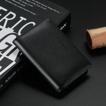 Ehrenmann first layer cowhide business card holder men Business large capacity business card card bag women leather card bag
