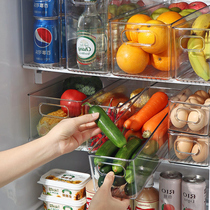 Refrigerator storage box food grade beverage fruits and eggs special frozen fresh storage and finishing artifact storage box