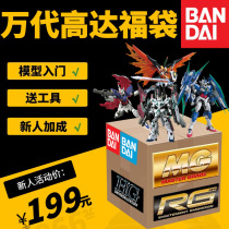 Bandai Gundam lucky bag MG RG HG assembly model new gift bag to send boyfriend to send classmate birthday gift blind box