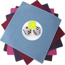 Mahjong table tablecloth thickened plus velvet hand-rubbing suede playing tablecloth mat table cloth mute mahjong mat square