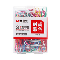 Morning light paper clip water drop paper clip bookmark creative cute color paper clip candy color paper clip clip