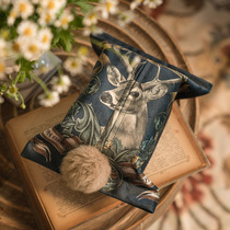 Van Residence Attitude Elk American Plush Light Lavish Car Towels Box Living Room Paper Towels Home Paper Towels Fabric Bag