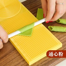 Pasta tools hemp board household knife noodles cat ears oats fish making artifact mold hemp sub washboard
