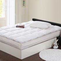 Yamian amain hotel white goose down double Simmons mattress protection pad with bandage 1.5m bed 1.8m bed