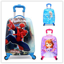 Child Pull Lever Box Universal Wheel Girl 18 Inch Cartoon Egg Shell Elementary School Boy Suitcase Boy Suitcase Den case