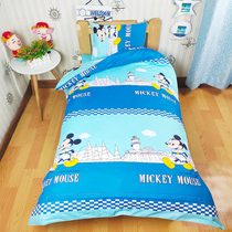 Kindergarten quilt three-piece quilt set six-piece cotton children into the park bedding special nap can be customized