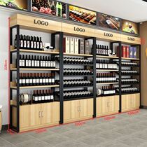Display White wine red wine cabinet home wine rack winery landing 2020 new wine cabinet back shop home