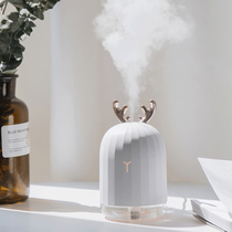ins Nordic elk Office Desktop USB small humidifier home silent birthday gift bedroom ornaments