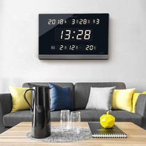 2021 New perpetual calendar electronic clock clock living room clock home Chinese Wall Watch wall clock