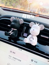 Car car aromatherapy air outlet car supplies bear goddess car high-end decoration cute ornaments