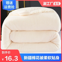  Xinjiang cotton quilt winter quilt cotton quilt core warm cotton wool bed mat sleeping mat cotton tire