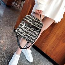 Hong Kong MK Ifashion backpack bag female 2021 New Tide multifunctional backpack canvas small bag shoulder bag