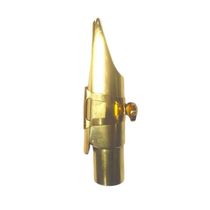 Handmade bare copper saxophone metal flute head in E-flat midrange B-flat tenor treble