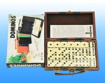5010 ivory with studs melamine domino set 28 six Dominoes