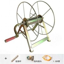 Winding water pipe storage turntable pipe winding winding machine rolling machine agricultural hand rolling pipe rack household enlarged