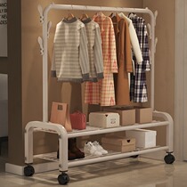 Drying rack floor-to-ceiling folding clothes hanger balcony household indoor coilet artifact dormitory single pole drying hanger