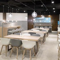 Tea Baitao drinks milk tea shop chair cafe rest area reception table and chair combination Nordic leisure book bar table