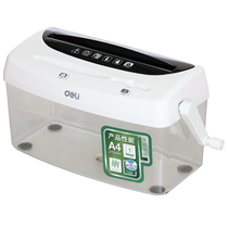 Del Paper Shredder Office Home Mini Manual Shredder Paper CD Credit Card Hand Craft 9935 Shredder