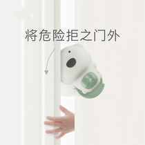 Safety door stop anti-pinch hand door card child anti-closing artifact wind anti-collision silicone door clamp door