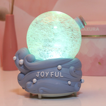 Crystal ball music box Automatic snowflowing Birthday gift for little fairy Girl girl girl university