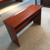 Meeting Bar Table Rectangular Training Table Wooden Paint Bar Table Meeting Double Table Meeting Table Chairs Combined Wood Leather