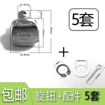 Anti-theft door lock core Door anti-lock knob Aluminum alloy anti-lock insurance knob Iron door lock universal lock accessories Daquan